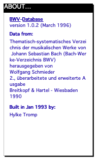 Hylke Tromp BWB-Database